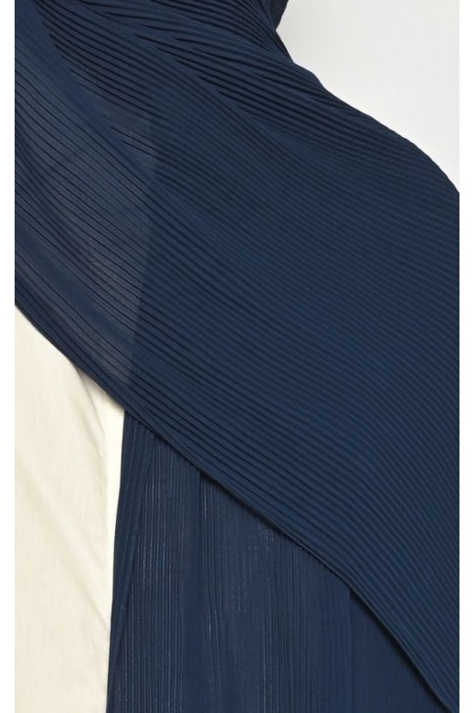 Pasmina Plisket Cerutti Navy